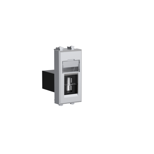 USB 3.0 розетка модульная, тип А-А, "Avanti", "Закаленная сталь", 1модуль