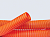 Труба ПНД гибкая гофр. д.25мм, тяжёлая с протяжкой, 50м, цвет оранжевый