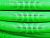 Двустенная труба ПНД гибкая дренажная д.110мм, SN6, перфорация 360град., в бухте 50м, цвет черный