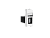 USB 2.0 розетка модульная, тип А-А, "Avanti", "Белое облако", 1 модуль
