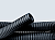 Труба ПНД гибкая гофр. д.50мм, лёгкая с протяжкой, 15м, цвет чёрный