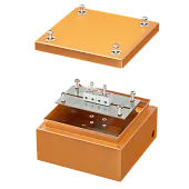 Коробка стальная FS с гладкими стенками и клеммниками, IP66,150х150х80мм,4р, 450V,6A, 4мм.кв.