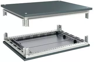 DKC - Комплект, крыша и основание, для шкафов CQE, 1400 x 400 мм