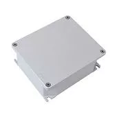 Коробка ответвительная алюминиевая окрашенная с силиконовымуплотнителем, tмон. И tэксп. = -60, IP66/IP67, RAL9006, 128х103х55мм