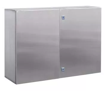 DKC - Навесной шкаф CE из нержавеющей стали (AISI 316), двухдверный, 1000 x 1000 x 300мм, без фланца