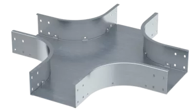 DKC - Ответвитель Х-образный 30х300, 1,5 мм, AISI 304 в комплекте с крепежными элементами и соединительными пластинами, необходимыми длямонтажа