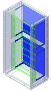 DKC - Комплект для крепления монтажной платы к монтажной раме, Сonchiglia, шкаф 940 х 580 х 460 мм