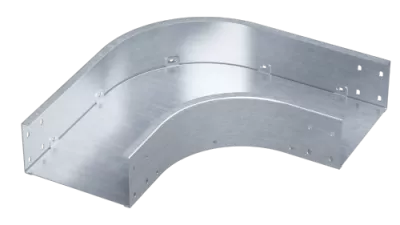 DKC - Угол горизонтальный 90 градусов 30х300, 1,5 мм, AISI 304 в комплекте с крепежными элементами и соединительными пластинами,необходимыми для монтажа