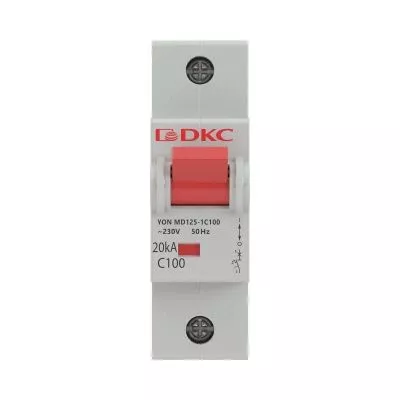 DKC - Выключатель автоматический модульный 1п C 80А 20кА MD125 YON MD125-1C80