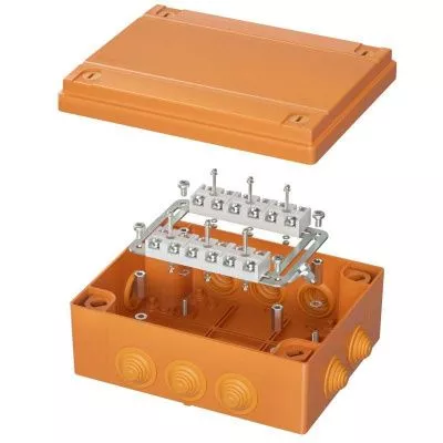 DKC - Коробка пластиковая FS с кабельными вводами и клеммниками IP55 240х190х90мм 12р 450V 32A 10кв.мм DKC FSK411210
