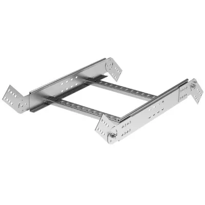 DKC - Угол вертикальный шарнирный 50х500 универсальный, цинк-ламельный