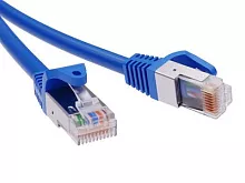 Патч-корд экранированный CAT5E F/UTP 4х2, LSZH, синий, 7.0м