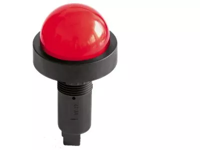 DKC - Индикатор сферический, винт. подкл., уст.размер 22/48, круг., крас., 230В,