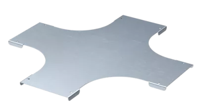 DKC - Крышка на Х-образный ответвитель 400, R300, 1,0 мм, нержавеющая сталь AISI 304
