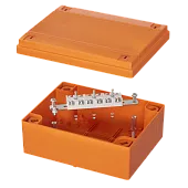 Коробка пластиковая FS с гладкими стенками иклеммникамиIP56,240x190x90мм,6р, 450V,32A,10мм.кв, нерж.контакт