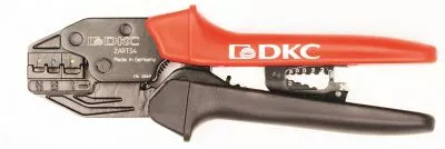 DKC - Клещи для обжима изолированных наконечников 0,25-6 кв.мм и зачистки проводов