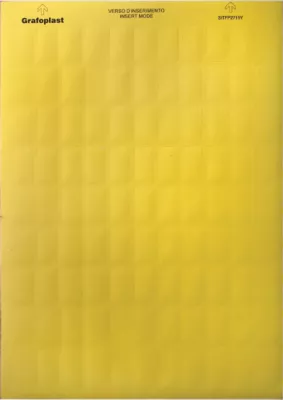 DKC - Табличка маркировочная, полиэстер 6х15мм. желтая