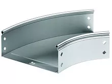 Угол CPO 45 горизонтальный 45° 600х50 в комплекте с крепежными элементами и соединительными пластинами, необходимыми для монтажа, го