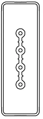 DKC - Секция прямая шинопровод 1+0 точек отвода L=3000мм Al 4P 25A