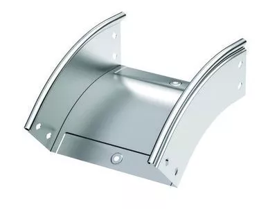 DKC - Угол CD 45 вертикальный внеш. 45° 300х100 в комплекте с крепежнымиэлементами и соединительными пластинами, необходимыми для монтажа, цинк-ламельный