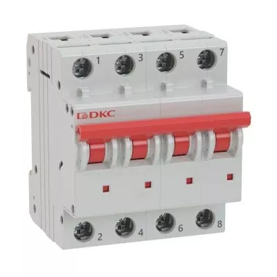 DKC - Выключатель автоматический модульный 3N 25А B 6кА MD63 YON MD63-3NB25-6