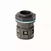Монтажный комплект муфта труба-коробка DN 17 мм, М25х1,5, полиамид, цвет черный