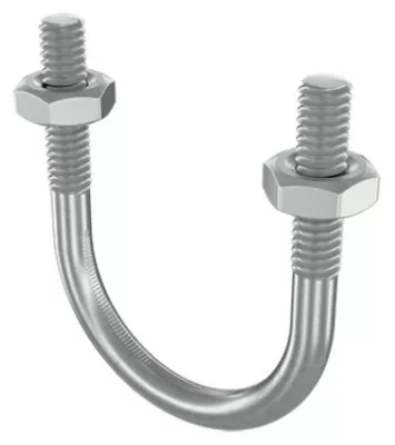 DKC - Скоба монтажная U-образная с резьбой М12 с гайками для труб d 3 1/2"