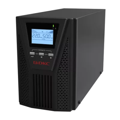 DKC - Онлайн ИБП, Small Tower, 1000VA/900W, 2xSchuko, USB, 3x7Ач