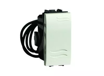 DKC - Выключатель с подсветкой, белый, 1мод.
