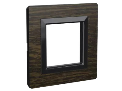 DKC - Рамка из натурального дерева, "Avanti", венге, 2 модуля