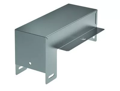 DKC - Ответвитель-крышка Т-обр вертикальный вниз DDS 200/100,  в комплекте скрепежными элементами и соединительными пластинами, необходимыми длямонтажа, цинк-ламельный