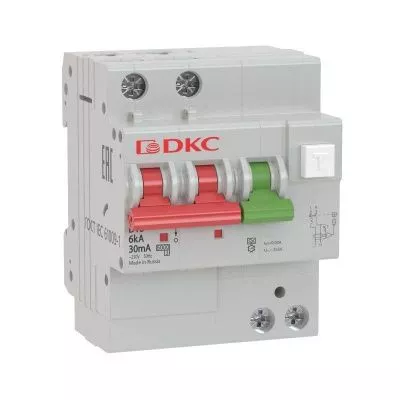 DKC - Выключатель автоматический дифференциального тока 2п C 16А 100мА 6кА тип A MDV63 YON MDV63-23C16-A