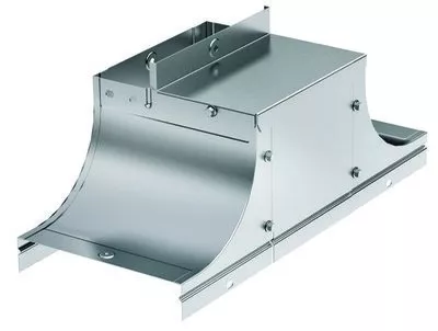 DKC - Крышка-ответвитель TSS осн.300 Н100 в комплекте с крепежными элементамии соединительными пластинами, необходимыми для монтажа, цинк-ламельная