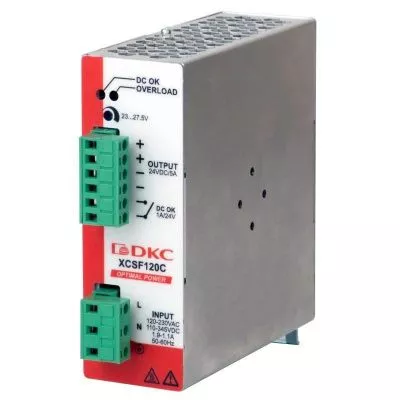 DKC - Источник питания "OPTIMAL POWER" 1ф 120Вт 2.5А 48В с ORing диодом DKC XCSF120DP