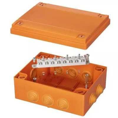 DKC - Коробка пластиковая FS с кабельными вводами и клеммниками IP55 150х110х70мм 12р 450V 6A 4кв.мм DKC FSB211204