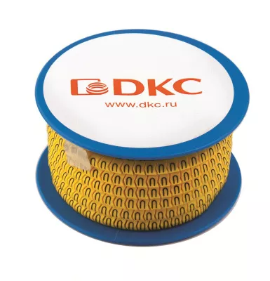 DKC - Колечко маркировочное X,  4-10 мм. черное на желтом