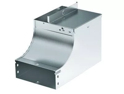 DKC - Угол вертикальный внутренний, переходник CSSS 90  осн. 150 H50 в комплекте с крепежными элементами и соединительными пластинами, ZL