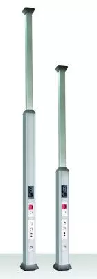 DKC - Телескопическая алюминиевая колонна, 1.5 - 3м, цвет светло-серебристыйметаллик