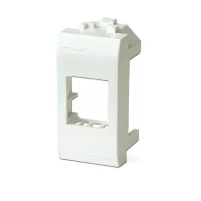 DKC - Адаптер для информационных разъемов Keystone, слоновая кость, 1мод.