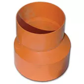 Переходник для двустенных труб, полипропилен, д.110-125мм